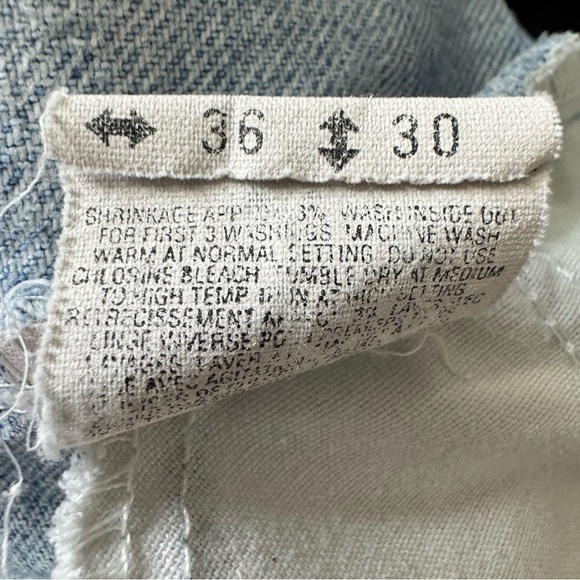 Y2K Vintage Levi's Orange Tab High Rise Jeans Size 36 100% Cotton - Picture 15 of 16